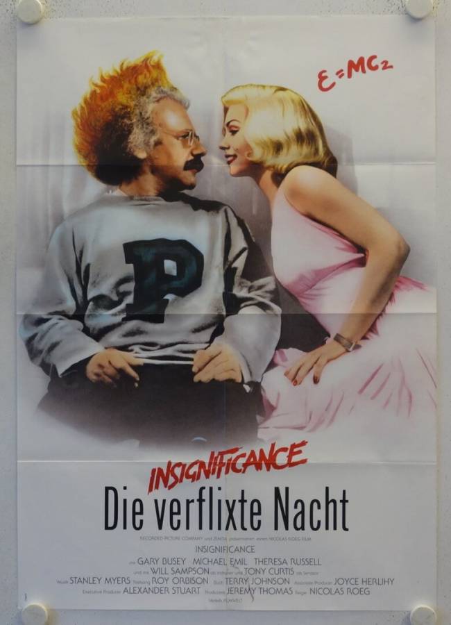 Insignificance - Die verflixte Nacht originales deutsches Filmplakat